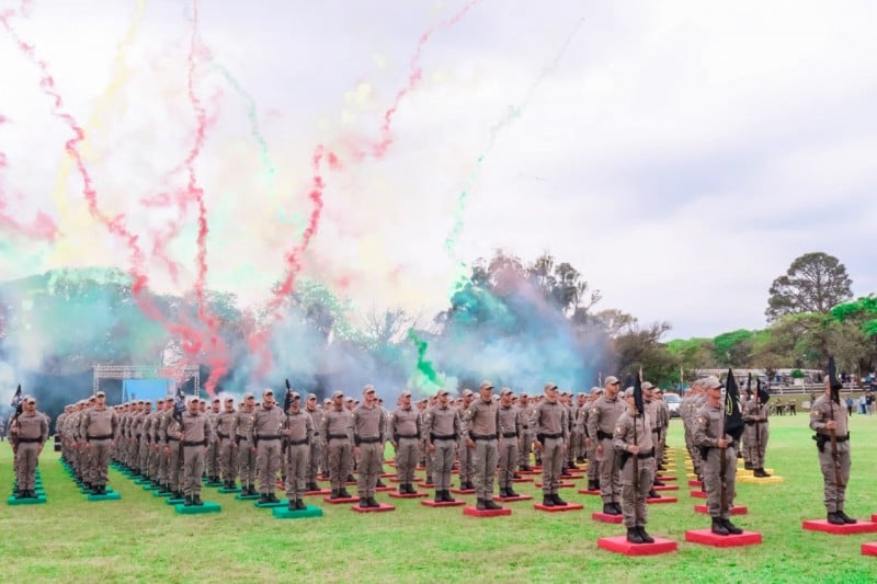 Brigada Militar forma 356 novos soldados em cerimônia na Academia de Polícia Militar
