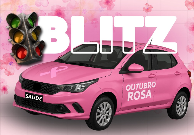 Cruz Alta realiza Blitz Outubro Rosa para prevenção do câncer de mama