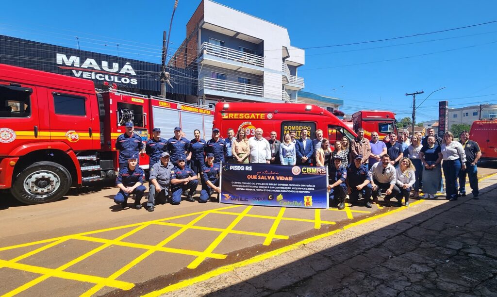Corpo de Bombeiros de Ibirubá recebe nova viatura de resgate através do PISEG/RS