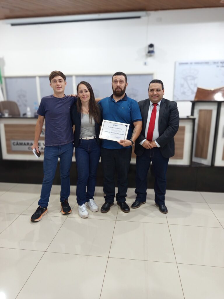 Cruz Alta celebra trajetória da Bruck Móveis Planejados em sessão solene da Câmara de Vereadores