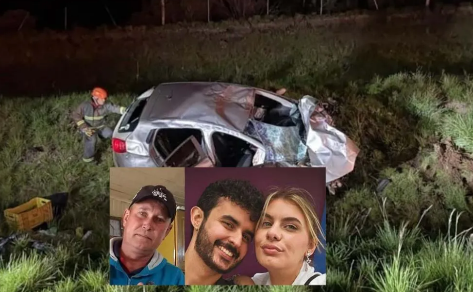 Colisão frontal deixa três mortos e duas pessoas feridas em trecho urbano da ERS-020, em São Francisco de Paula