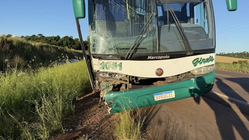 Acidente envolvendo três veículos é registrado na ERS-223 em Ibirubá e mobiliza equipes de resgate