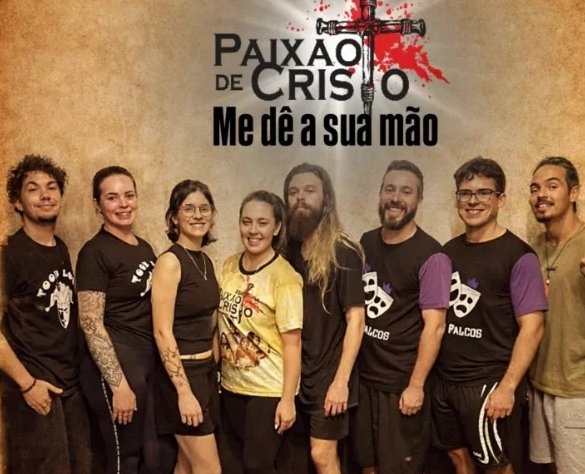 Artistas de Soledade participam de espetáculo da Paixão de Cristo com apresentação em Cruz Alta