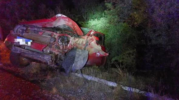 Colisão frontal na BR-293 em Dom Pedrito mata dois moradores da cidade e deixa três feridos