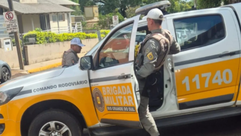 Foragido do sistema prisional é recapturado pela Brigada Militar na ERS-342 entre Cruz Alta e Ijuí