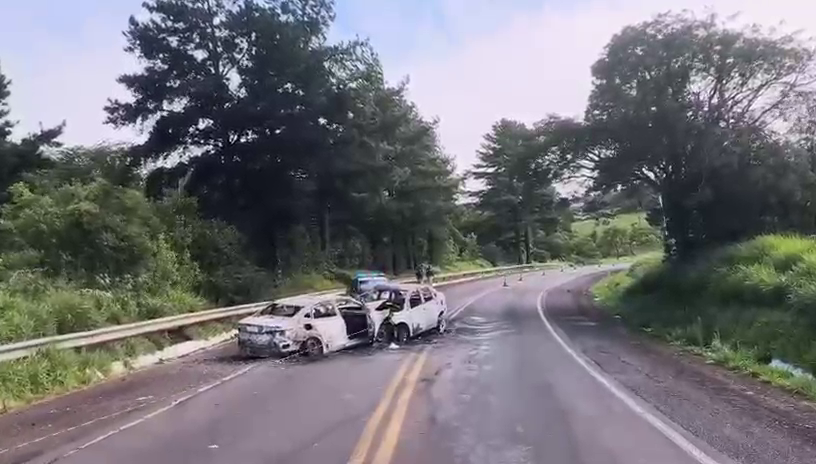 Acidente com três veículos deixa quatro mortos na BR-287 em Jaguari