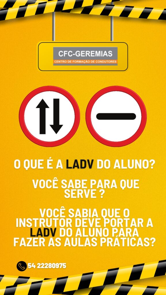 CFC Geremias orienta sobre a importância da LADV para início das aulas práticas de direção em Espumoso