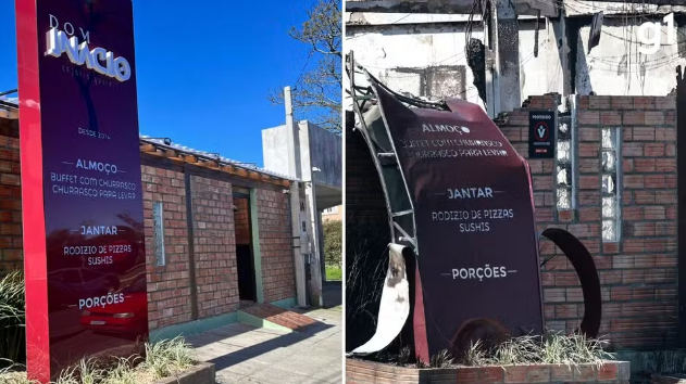 Restaurante atingido por queda de avião é alvo de furto horas após tragédia em Capão da Canoa