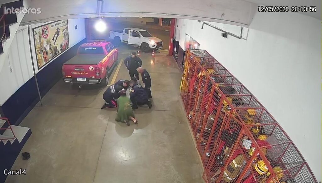 Bombeiros salvam recém-nascida de apenas 4 dias após engasgamento com leite materno em Cruz Alta