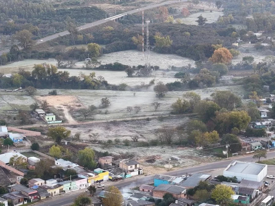 Rio Grande do Sul registra mais um amanhecer congelante com temperaturas abaixo de zero em várias cidades