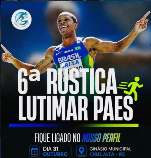 6ª Rústica Lutimar Paes será realizada no dia 31 de outubro e movimentará o esporte em Cruz Alta