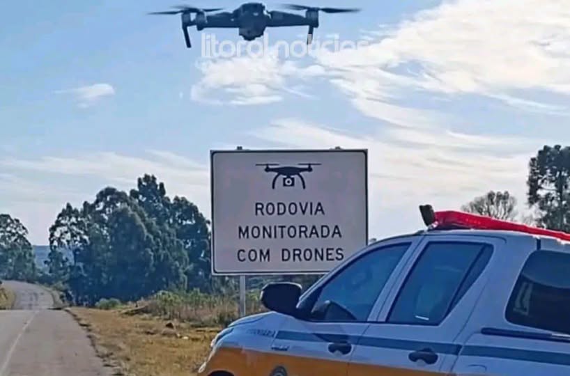 Brigada Militar intensifica fiscalização com drones na Rota do Sol para reduzir acidentes