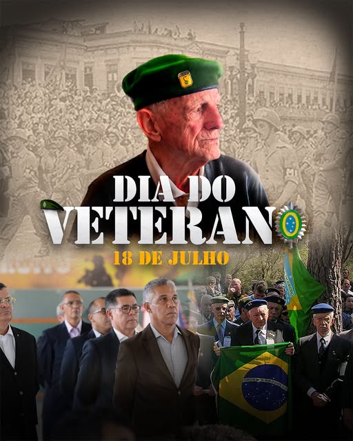 Dia do Veterano homenageia militares que dedicaram suas vidas ao serviço da Pátria