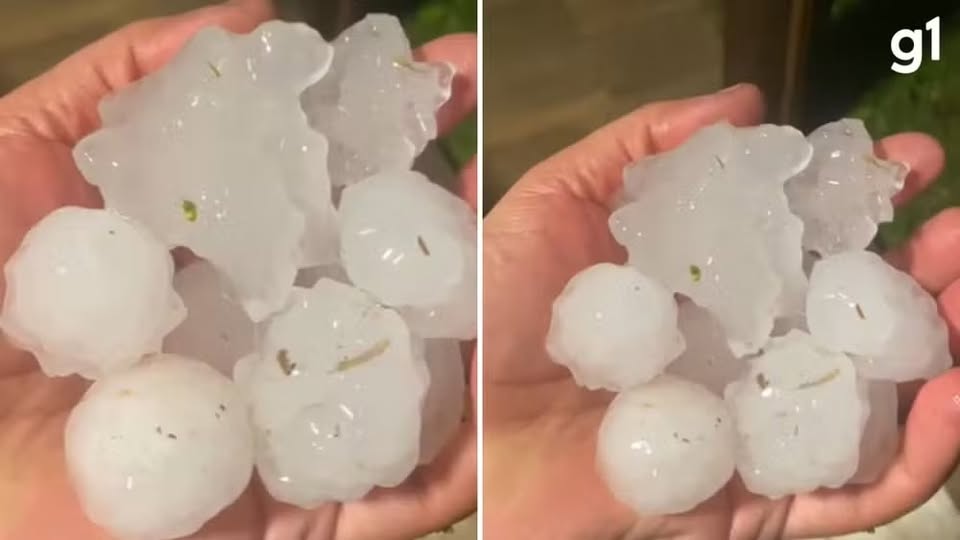 Temporal provoca granizo, alagamentos e queda de árvores em 19 cidades do RS