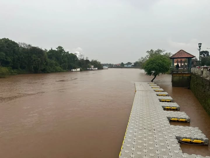 Defesa Civil mantém equipes de prontidão diante da elevação do Rio Caí