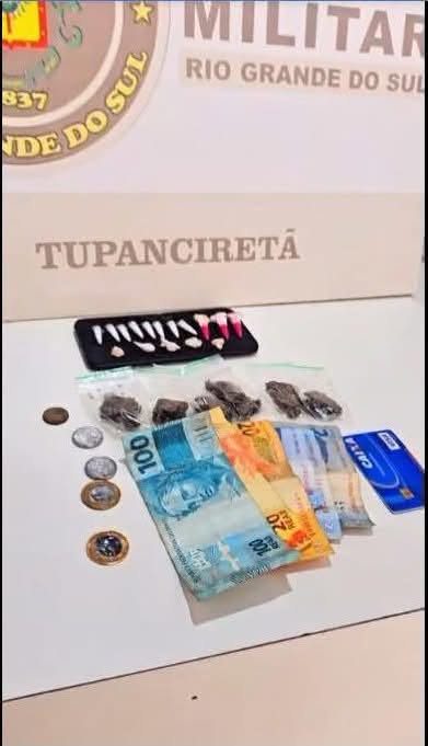 Brigada Militar prende homem por tráfico de drogas em Tupanciretã