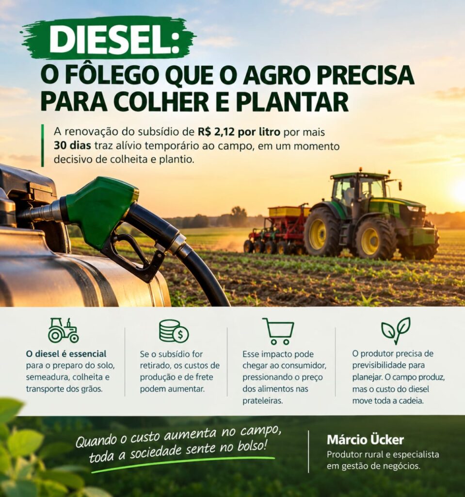 O FÔLEGO QUE O AGRO PRECISA PARA COLHER E PLANTAR